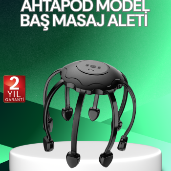 Elektrikli Saç Derisi Masaj Aleti Çok Noktalı Titreşimli Rahatlatıcı Bakım