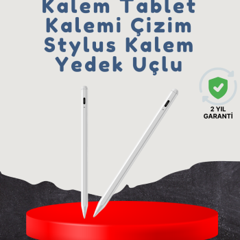 Yüksek Hassasiyetli Eğim Sensörlü Dijital Kalem – USB-C Hızlı Şarjlı