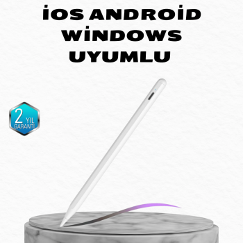 Manyetik Dokunmatik Kalem – Bluetooth Gerektirmeyen, Type-C Şarjlı, iPad ve Android Uyumlu Hassas Stylus