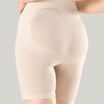 Kadın Ten Rengi Çift Kat Mideli Parçalı Korse Sıkılaştırıcı Shapewear