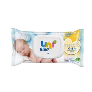 Yenidoğan Islak Havlu Mendil Tekli Paket 40Lı