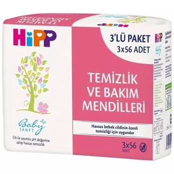 Temizlik ve Bakım Mendili 3Lü 168 Yaprak