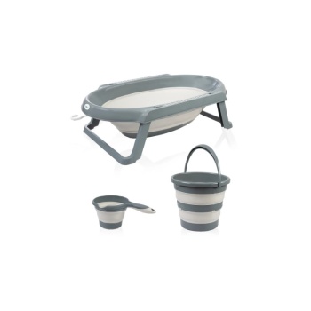  Katlanır Banyo 3Lü Küvet Seti 765 Antrasit