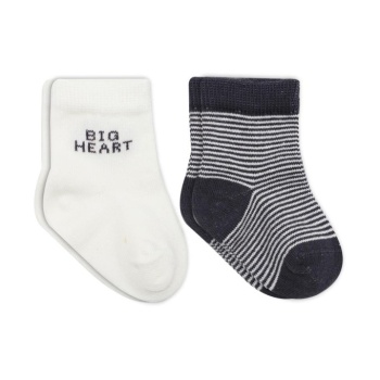 2Li Big Heart Penye Soket Çorap 10117 Antrasit
