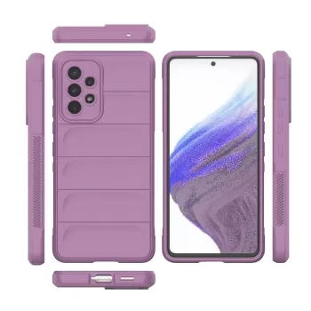 Newface Samsung Galaxy A73 5G Kılıf Optimum Silikon - Mor