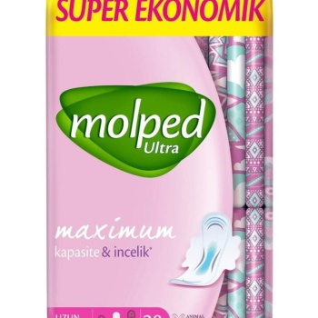 Ultra Anatomik Uzun Ped Süper Eko 20 Adet