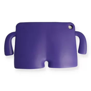 Newface Samsung Galaxy T500 Tab A7 10.4 Kılıf Karakter Tablet Silikon - Mor