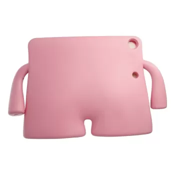 Newface Samsung Galaxy T500 Tab A7 10.4 Kılıf Karakter Tablet Silikon - Açık Pembe