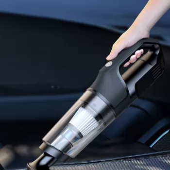 Newface VC006 50W 4000 mAh Bataryalı Kablosuz Çok Fonksiyonlu Araç Süpürge - Siyah