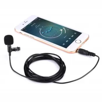 Newface 3.5mm Jak 1.5 Metre Double Mikrofon - Siyah