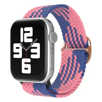 Newface Apple Watch 38mm Star Kordon - Pembe-Mavi