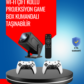 1.5 KG Ağırlığında, 4500 Retro Oyunlu Multimedya Projektör