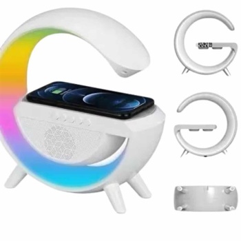 Yeni Nesil Bluetooth Hoparlör Speaker 5.0 Taşınabilir G Şeklinde Powerbankli
