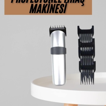 Yeni Nesil Profesyonel Şarjlı Saç Sakal Tıraş Makinesi Ayarlanabilir 4 Taraklı