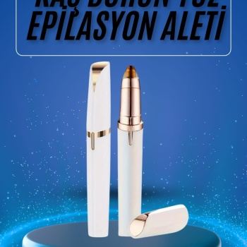 Epilasyon Aleti Tüy Kıl Alma Kaş Bıyık Unisex Yüz Bakım Tıraş Aleti