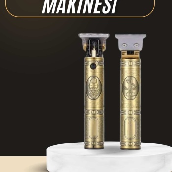 Tıraş Makinesi Şarjlı Çizik Tıraş Paslanmaz Çelik Bıçaklı 4 Taraklı