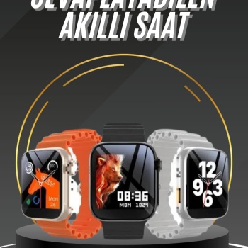 Yeni Nesil Bluetooth Bağlantılı Akıllı Saat Sosyal Medya Girişli Uyku Takibi