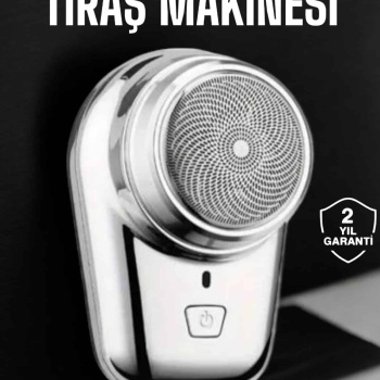 Seyahat Tipi Tıraş Makinesi Taşınabilir Kablosuz Mini Paslanmaz Çelik