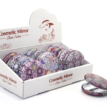 Yuvarlak Taşlı El Aynası Kalın