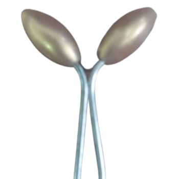 Eşarp Klipsi Başak Model Krem 1 Adet