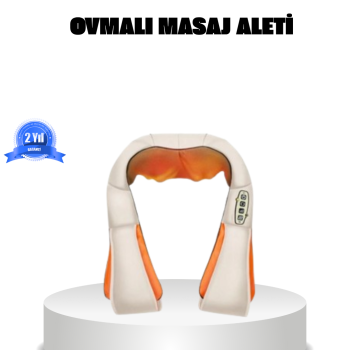 Ovmalı Isıtmalı Masaj Aleti – Boyun, Sırt, Omuz, Bel ve Ayak İçin Profesyonel Yoğurmalı Masaj Deneyimi