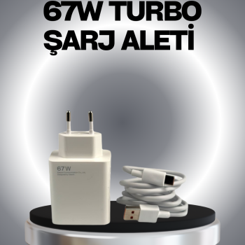67 Watt Güvenli Hızlı Şarj Adaptörü Samsung M31 M33 M51 Uyumlu