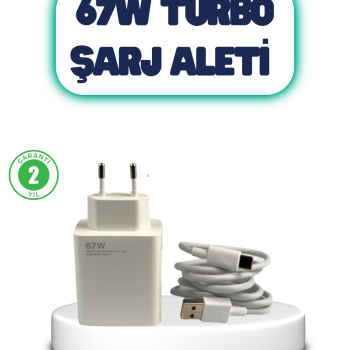 67 Watt Hızlı Şarj Aleti Poco F2 F3 F4 Uyumlu