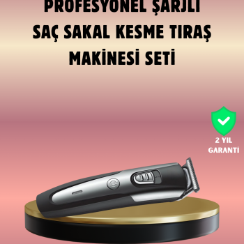 Şarjlı Saç Sakal Kesim Makinesi Detaylı Kesim İçin Hassas Başlıklı