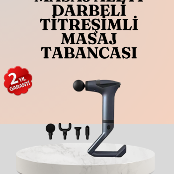 AKTÜEL 3in1 Taşınabilir Şarjlı Titreşimli Masaj Cihazı Çok Fonksiyonlu