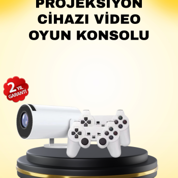 Film Dizi ve Oyun İçin Taşınabilir Kablosuz Mini Projeksiyon