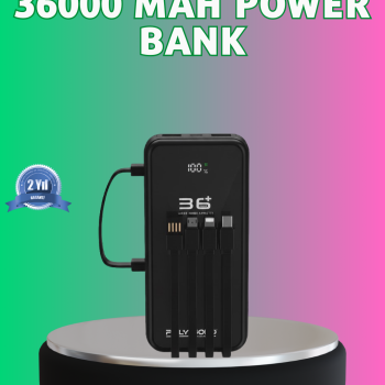 Yüksek Kapasite Taşınabilir Şarj Aleti Çoklu Kablo Çıkışlı