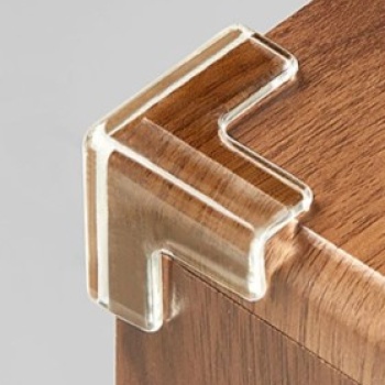 8li Set Silikon Şeffaf Masa Kenarı Koruma Aparatı