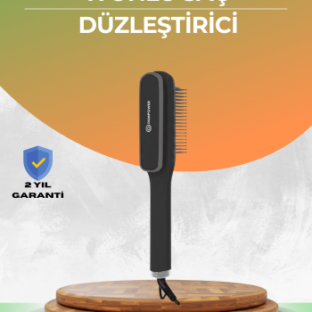Otomatik Kapanmalı Saç Düzleştirici Tarak Elektriklenme Önleyici