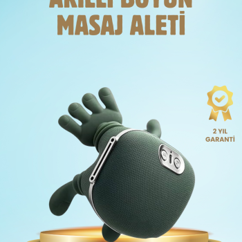Isıtmalı Boyun ve Omuz Masaj Aleti Kablosuz Rahatlatıcı
