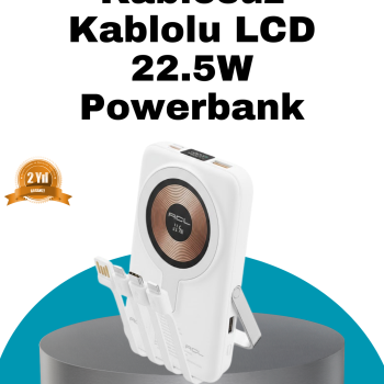 MagSafe Uyumlu Kablosuz Powerbank Hızlı Şarj Özellikli