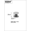 Dubex 20x25 cm Kedi Tırmalama Platformu Bej