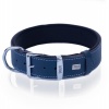 Doggie Konfor Deri Köpek Boyun Tasması Royalblue 3,5x52 60 Cm