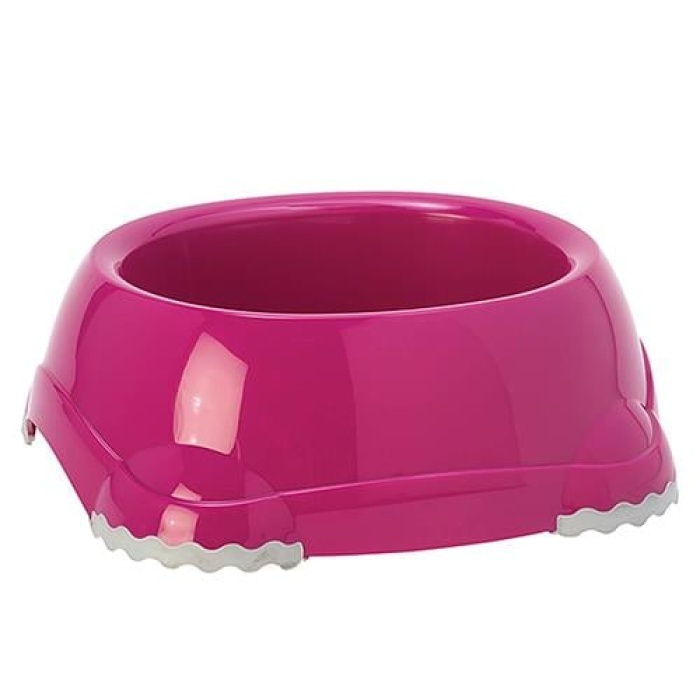 Moderna Smart Plastik Kedi Köpek Mama Su Kabı Fuşya No:2 735 Ml