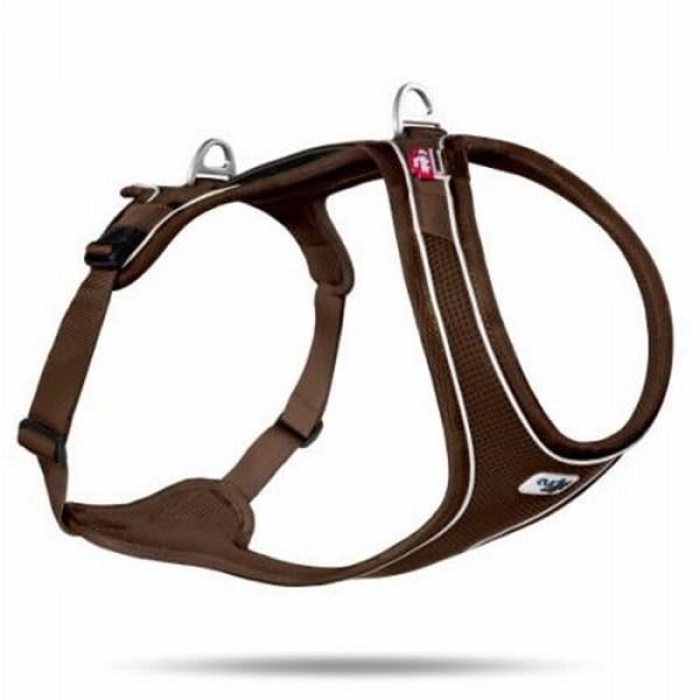 Curli Belka Comfort Köpek Göğüs Tasması Kahverengi XS