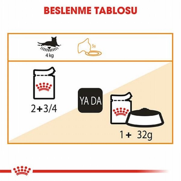 Royal Canin İntense Beauty Jelly Pouch Yetişkin Kedi Konservesi 85 Gr
