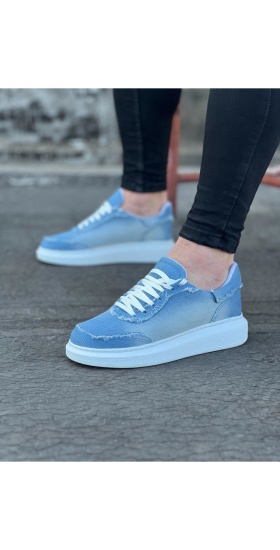 Wagoon Wg018 Buz Mavi Erkek Casual Ayakkabı