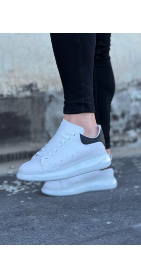 Wagoon Wg095 Beyaz Siyah Erkek Casual Ayakkabı