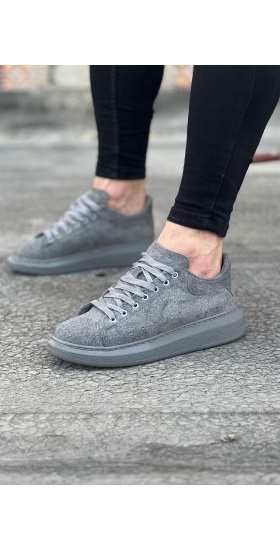 Wagoon Wg096 Gri Süet Günlük Erkek Casual Ayakkabı