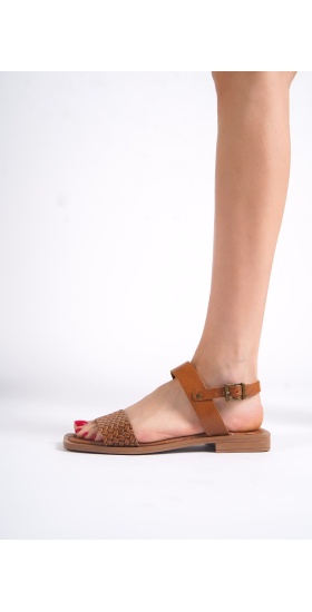 Kadın Hakiki Deri Günlük Sandalet TR160Y35TD