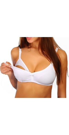 Sema Baby Emzirme Sütyeni Beyaz 80 Beden