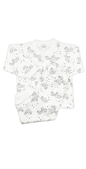 Sema Baby Sevimli Kuğu Bebek Pijama Takımı 3-6 Ay