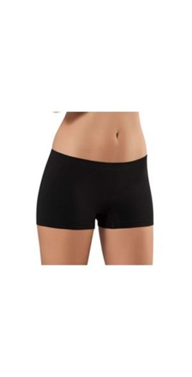 Siyah Dikişsiz Kadın Boxer Korse - 700