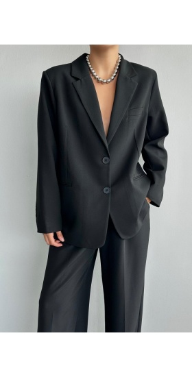 Oversize Ceket - Siyah