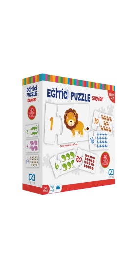 Games Eğitici Puzzle Sayılar 40 Parça