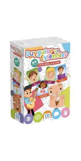 Games Duygular Ve Eylemler Eğitici Görsel Algı Oyunu 64 Parça